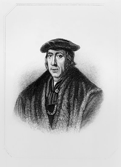 Portrait of Sir John More by Jan Cornelisz Vermeyen